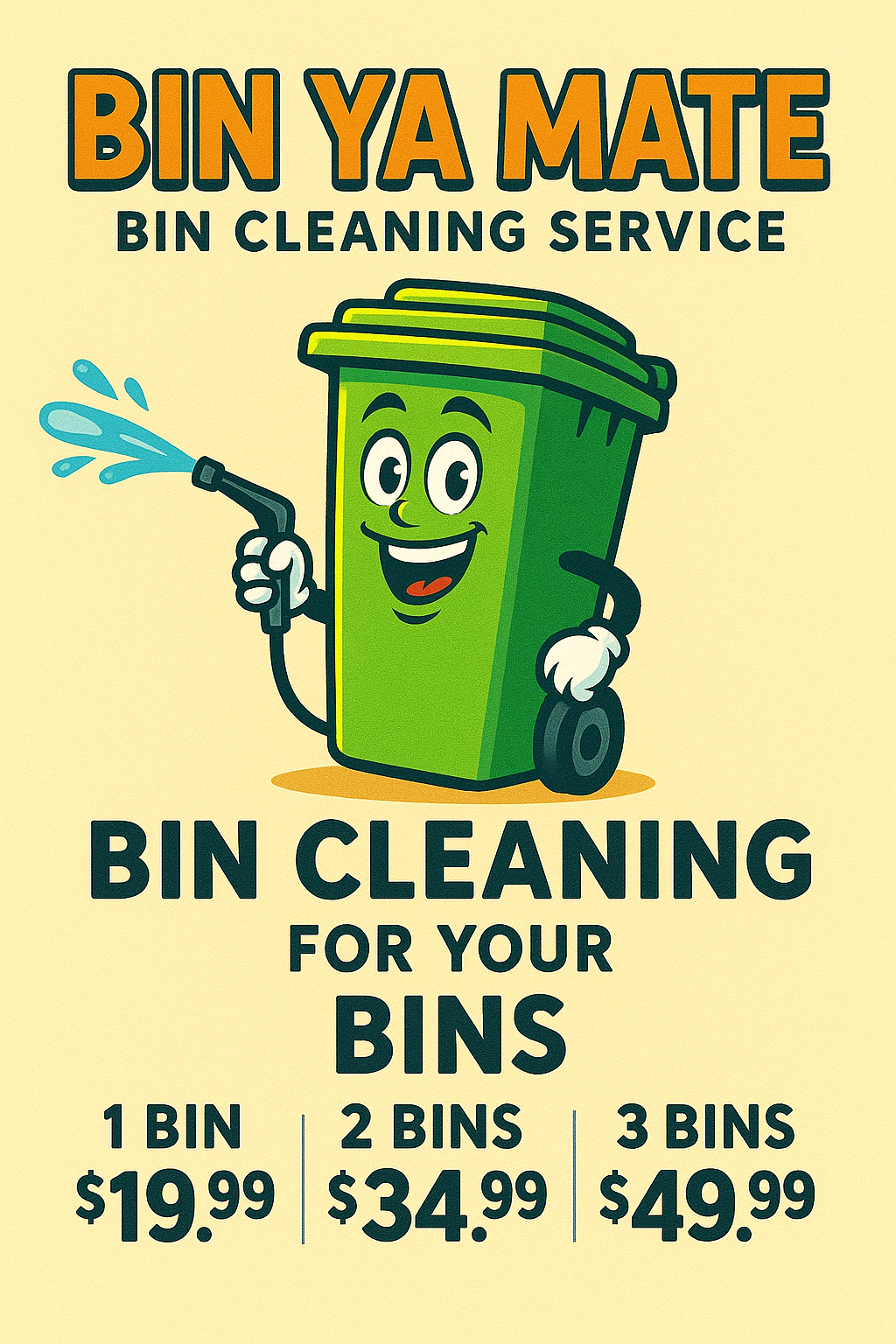 Professional Bin Cleaning Service